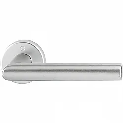 Handtag ytterdörr Amsterdam F1 65-75 Aluminium-silver Hoppe