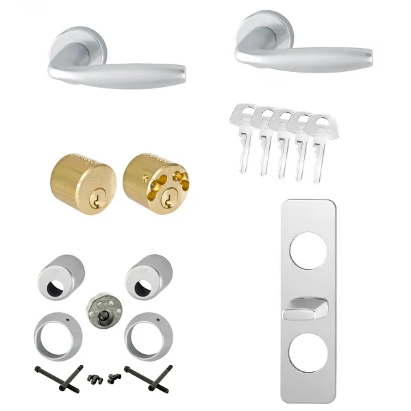 Beslagspaket New York F1 All-in-one med 5 nycklar