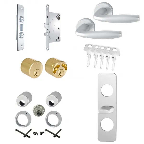 Beslagspaket A2002 New York F1 All-in-one med 5 nycklar