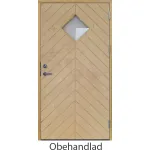 Förrådsdörr 10 graders fiskben spårning ruter ess glas