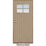 Förrådsdörr 10 graders tät stående spårning med glas och spröjs