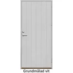 Förrådsdörr 18 graders bred stående spårning