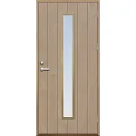 Förrådsdörr 18 graders bred stående spårning Irene