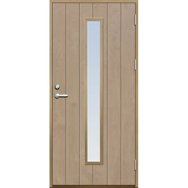 Förrådsdörr 18 graders bred stående spårning Irene