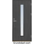 Förrådsdörr 18 graders bred stående spårning Irene