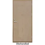 Förrådsdörr 18 graders slät