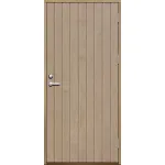 Förrådsdörr 18 graders tät stående spårning