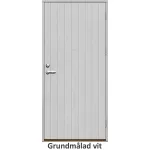 Förrådsdörr 18 graders tät stående spårning