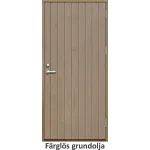 Förrådsdörr 18 graders tät stående spårning