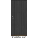 Förrådsdörr 18 graders tät stående spårning