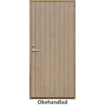 Förrådsdörr 18 graders tät stående spårning