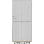 Förrådsdörr 18 graders halvdörr bred stående spårning