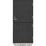 Förrådsdörr 18 graders halvdörr bred stående spårning