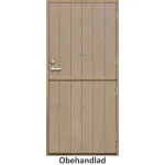 Förrådsdörr 18 graders halvdörr bred stående spårning