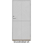 Förrådsdörr 18 graders halvdörr fiskben spårning