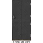 Förrådsdörr 18 graders halvdörr fiskben spårning