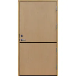 Förrådsdörr 18 graders halvdörr slät