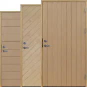 Förrådsdörrar 10 graders