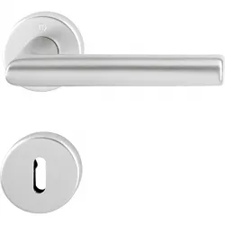 Handtag innerdörr Hoppe Amsterdam Aluminium i silver nyans