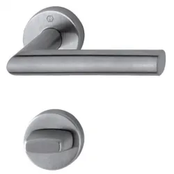 Handtag innerdörr Hoppe Amsterdam Rostfritt med wc-vred