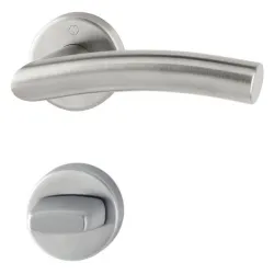 Handtag innerdörr Hoppe Antwerpen Rostfritt med wc-vred