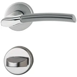 Handtag innerdörr Hoppe Bergen Krom med rostfri nyans 37-40mm