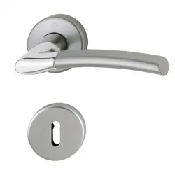 Handtag innerdörr Hoppe Bergen Krom och rostfritt 37-42mm