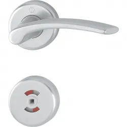 Handtag innerdörr Hoppe Ibiza F1 37-42mm med wc-vred