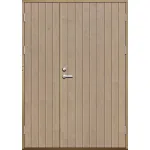 Parförrådsdörr 10 graders tät stående spårning