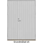 Parförrådsdörr 10 graders tät stående spårning