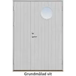 Parförrådsdörr 18 graders tät stående spårning runt glas