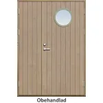 Parförrådsdörr 10 graders tät stående spårning runt glas