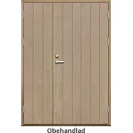 Parytterdörr 21 graders bred stående spårning