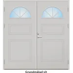Parytterdörr 21 graders HDF halvmånefönster