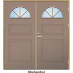 Parytterdörr 21 graders HDF halvmånefönster