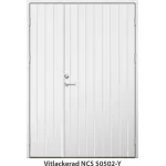 Parytterdörr 21 graders HDF tät stående spårning