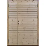 Parytterdörr liggande panel