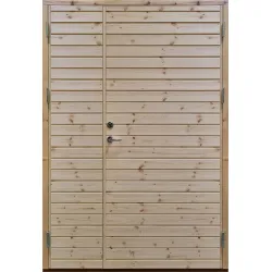 Parytterdörr liggande panel