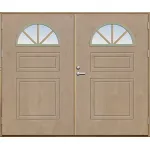 Slagport 18 graders halvmånefönster