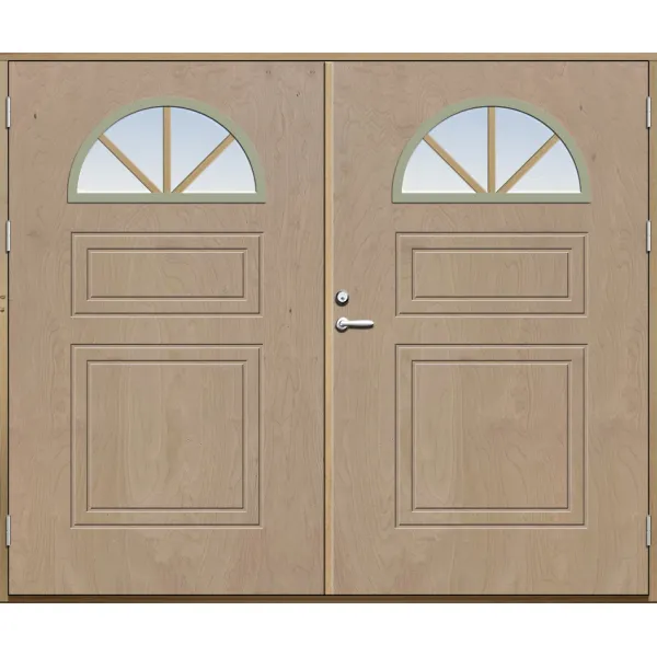 Slagport 18 graders halvmånefönster