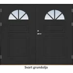 Slagport 18 graders halvmånefönster