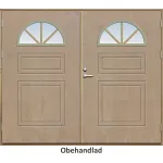 Slagport 18 graders halvmånefönster