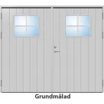 Slagport 18 graders HDF bred stående spårning med glas och spröjs