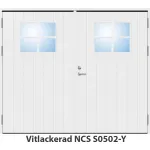 Slagport 18 graders HDF bred stående spårning med glas och spröjs