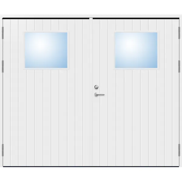 Slagport 18 graders HDF tät stående spårning med glas