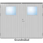 Slagport 18 graders HDF tät stående spårning med glas