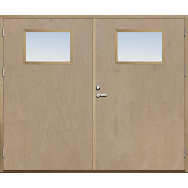 Slagport 21 graders slät med glas