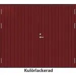 Slagport 18 graders HDF tät stående spårning