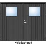 Slagport 21 graders HDF tät stående spårning med glas