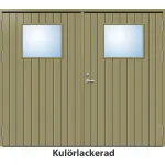 Slagport 21 graders HDF tät stående spårning med glas